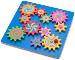 New Classic Toys Fogaskerekek fa játék (116732) (10525)
