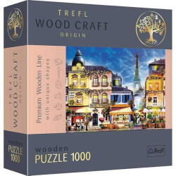 Trefl Puzzle 1000 db-os Wood Craft Francia sikátor (201420) (201420)