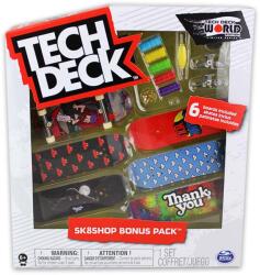 Tech Deck Sk8shop Bonus Pack 6 db összeszerelhető gördeszkával Thank You (6028845) (6028845)
