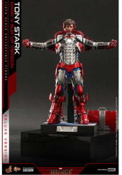 Hot Toys Iron Man 2 Tony Stark Mark V Suit Up 1: 6 akciófigura (608154) (608154)