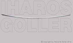 Opel Astra J/2 2012- - Hátsó lökhárító díszléc középső, króm (Kombi)