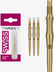 TARGET darts fémhegy TARGET Swiss Point Storm RST, arany 35mm hosszú