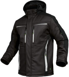 Leib Wachter Flex Antracit/Fekete Hőtükrös Téli Softshell Kabát - M (FLEXI28M)
