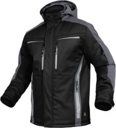 Leib Wachter Flex Fekete/Szürke Hőtükrös Téli Softshell Kabát - 2XL (FLEXI25XXL)