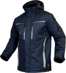 Leib Wachter Flex Sötétkék/Fekete Hőtükrös Téli Softshell Kabát - 3XL (FLEXI303XL)