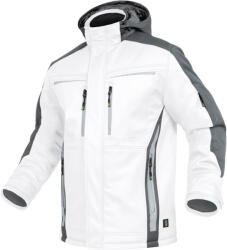 Leib Wachter Flex Fehér/Szürke Hőtükrös Téli Softshell Kabát - L (FLEXI24L)