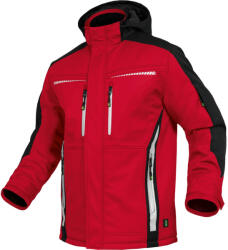 Leib Wachter Flex Piros/Fekete Hőtükrös Téli Softshell Kabát - S (FLEXI22S)