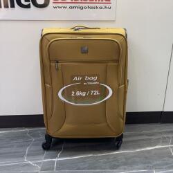Touareg mustársárga textil négykerekű közepes bőrönd air6932