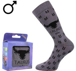 Boma Zokni ZODIAC csillagjeggyel, dobozban BULL szürke 42-46 115522 (115522)