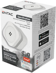 Entac Smart mini füstjelző WIFI TUYA (ES-MSA-WITU) (ES-MSA-WITU)