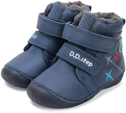 D. D. Step "első lépés" bélelt téli csizma, repülős (20-24 méret) W015-52347A (22)