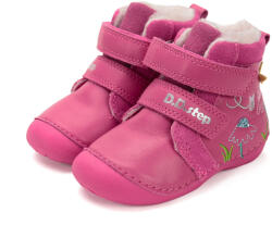 D. D. Step "első lépés" bélelt téli csizma, virágos (19-24 méret) W015-52997A (19)