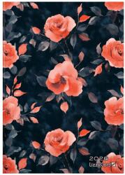 Lizzy Card heti tervező, B6 design, 2026, NIGHT ROSES (26228599)