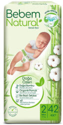 Bebem Natural pelenka (2-es) 3 - 6 kg (42 db/cs)