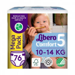 Libero Comfort pelenka MegaPack (5-ös) 10 - 14 kg (76 db/cs)