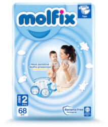 Molfix pelenka Jumbo (2-es) 3 - 6 kg (68 db/cs)