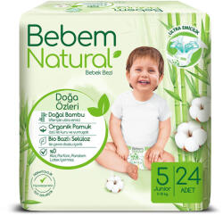 Bebem Natural pelenka (5-ös) 11 - 18 kg (24 db/cs)