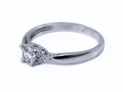 Ékszershop Köves fehérarany eljegyzési gyűrű (SZ29FA) - ekszershop - 95 000 Ft