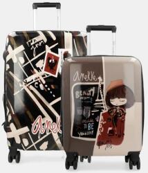 ANEKKE MADEMOSIELLE kis négykerekű, és közepes bővíthető bőröndszett 41594-001 - borond-aruhaz