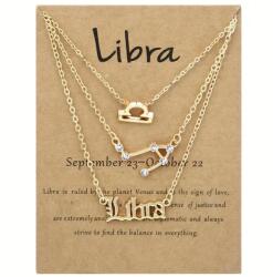 HARAHU Csillagjegy nyakékszett - Mérleg KP38793