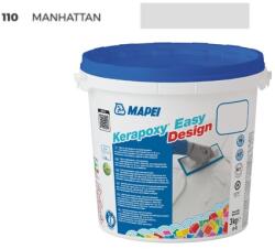 Mapei Kerapoxy Easy Design Epoxy Fugázó 110 (manhattan) 3 Kg (5kb011003)