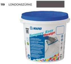 Mapei Kerapoxy Easy Design Epoxy Fugázó 119 (londonszürke) 3 Kg (5kb011903)