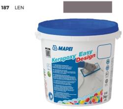 Mapei Kerapoxy Easy Design Epoxy Fugázó 187 (len) 3 Kg (5kb018703)