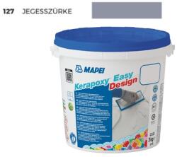 Mapei Kerapoxy Easy Design Epoxy Fugázó 127 (jegesszürke) 3 Kg (5kb012703)