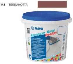 Mapei Kerapoxy Easy Design Epoxy Fugázó 143 (terrakotta) 3 Kg (5kb014303)