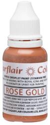 Sugarflair Colours Folyékony ételszínezék rosegold - rózsazín - arany 14 ml