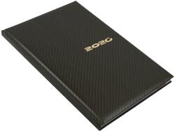 Realsystem Határidőnapló Carbon B/5, heti fehér lapokkal bronz Realsystem 2026 (37041) - irodasziget