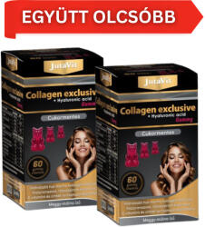 JutaVit 2 db-os JutaVit Collagen Exclusive + Hyaluronic acid Gummy -2x60 db gumivitamin