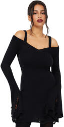 KILLSTAR Rochie de damă cu mânecă lungă KILLSTAR - Night Widow - Black - KSRA013916