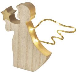 EMOS karácsonyi fénydekoráció időzítővel - elemes fa angyal 8 LED 13cm - meleg fehér (DCWW43)