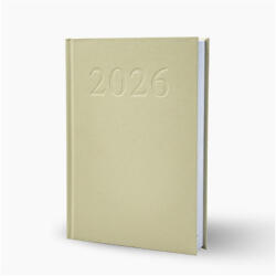 Bluering Határidőnapló agenda Standard A/5, napi, fehér lapokkal (bézs) 2027. Bluering® (19074) - iroda-ellatas