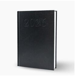 Bluering Határidőnapló agenda Standard A/5, napi, fehér lapokkal (fekete) 2027. Bluering® - suplix