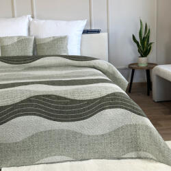  3 részes steppelt ágytakaró szett 220x240 cm hullámos mintával