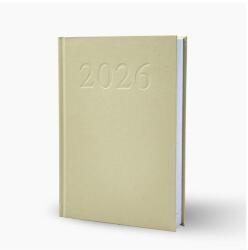 Bluering Határidőnapló agenda Standard A/5, napi, fehér lapokkal (bézs) 2027. Bluering® - suplix