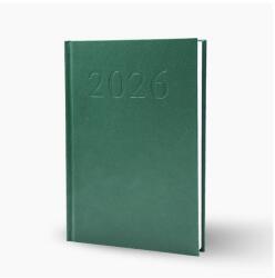 Bluering Határidőnapló agenda Standard A/5, napi, fehér lapokkal (zöld) 2027. Bluering® - suplix