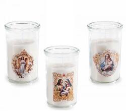 AFI Vallásos üveggyertya - többféle motívummal (IMO-AFI-141708)