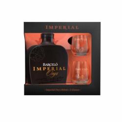Ron Barceló Imperial Onyx rum díszdobozban 2 pohárral (0, 7L / 38%) - drinkmix