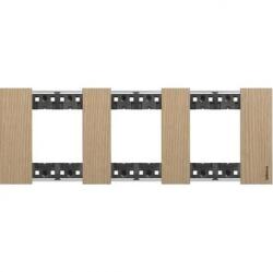 Legrand Rama, ornament, modulara, 2+2+2, module, Stejar, Bticino, Living, Now, KA4802M3LM (KA4802M3LM)