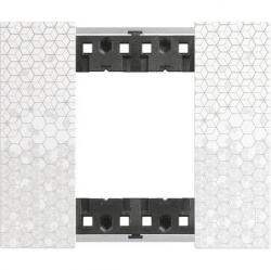 Legrand Rama, ornament, modulara, 2, module, PIXEL, Bticino, Living, Now, KA4802MW (KA4802MW)