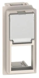 Legrand Placa, Modulara, pentru, priza, RJ, 45, 1m, Keystone, Nisip, Bticino, Living, Now, KM07K (KM07K)