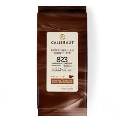 Callebaut Belga tejcsokoládé, 33, 6%, 823, 10kg (CAL00140)