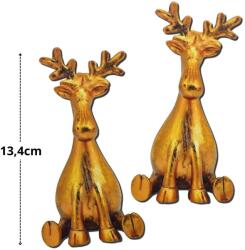 Nyomtatott dekorkarton - Arany szarvas 2db/csomag - kosarbolt