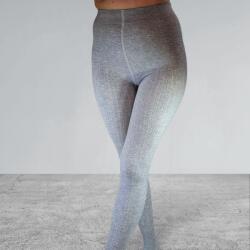 Aura Via Thermo fenékemelős és hasleszorítós mintás harisnya világos szürke, XL/XXL 100820