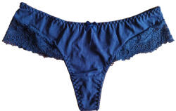 Lemila Női féltanga pamut csipke díszítéssel Türkiz, L 100771