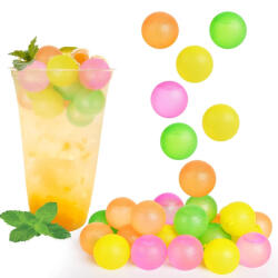  10 darabos, többször használható műanyag jégkocka - Golyó