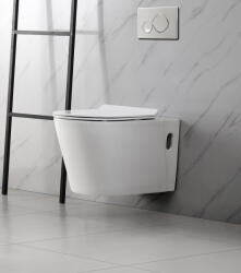  Vas wc suspendat , rimless, ceramica sanitara, alb, 57 x 34 x 34 cm T3203 (C1302)